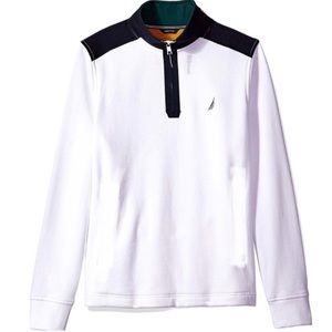 Nautica Sweatshirt -Half Zip Mock Neck Men’s